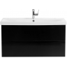 База под раковину подвесная BELBAGNO с двумя выкатными ящиками 996x390x500 MARINO-CER-MINI-1000-2C-SO-NL-P