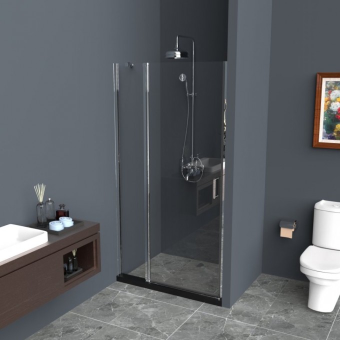 Душевая дверь 100 см BELBAGNO UNO-B-12-30+70-C-Cr