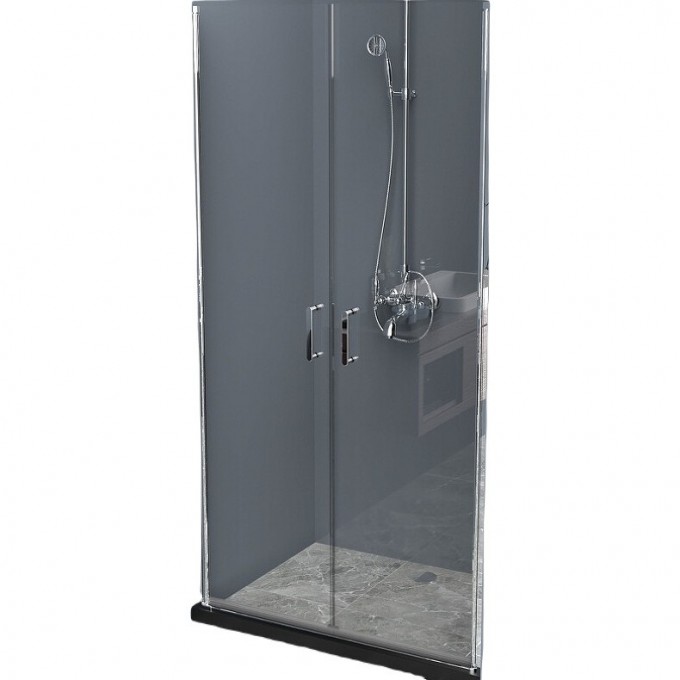 Душевая дверь 110 см BELBAGNO UNO-B-2-110-C-Cr