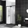 Душевая дверь 130 см BELBAGNO UNO-195-BF-1-130-C-NERO