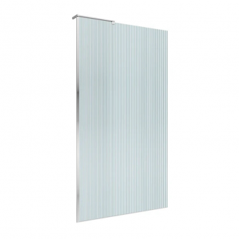 Душевая перегородка BELBAGNO UNO-L-1-TB-100-FL-Cr 1000x2000 мм хром