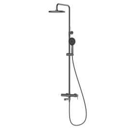 Душевая стойка со смесителем и изливом BELBAGNO DELTA DEL2.0-VSCM