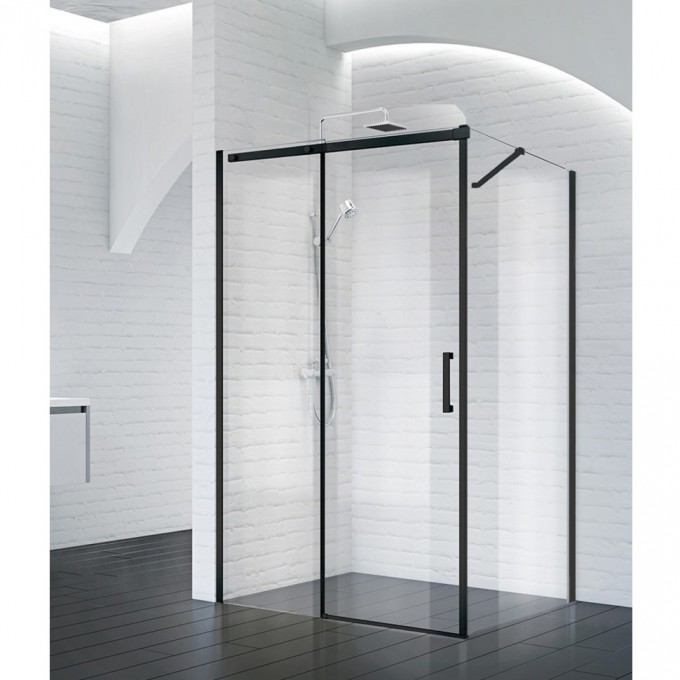 Душевой уголок 130x90 см BELBAGNO ACQUA-AH-1-130/90-C-NERO