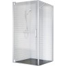 Душевой уголок 80x100 см BELBAGNO MARMI-AH-1-80/100-C-Cr