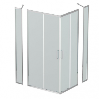 Душевой уголок BELBAGNO LUCE-AH-22-105/100-C-Cr