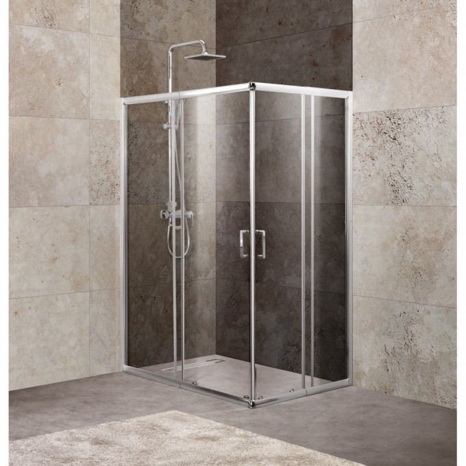 Душевой уголок BELBAGNO UNIQUE-AH-2-100/115-75/90-M-Cr