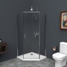 Душевой уголок BELBAGNO UNO-195-P-1-80-C-Cr