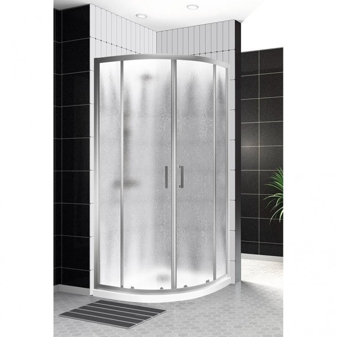 Душевой уголок BELBAGNO UNO-195-R-2-100-CH-CR