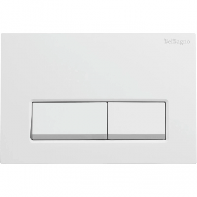 Кнопка смыва BELBAGNO белый глянец BB-15R-BL