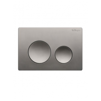 Кнопка смыва BELBAGNO BB-03C-GM оружейная сталь