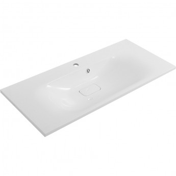 Раковина из литьевого мрамора BELBAGNO BB1000/450-LV-MR-FT, 1000x450x142