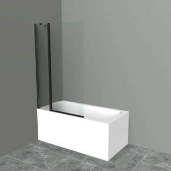 Шторка для ванны 100 см BELBAGNO UNO-V-11-100/150-C-NERO
