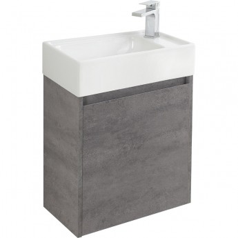 Тумба Cemento Grigio 49,4 см BELBAGNO KRAFT KRAFT MINI-500/260-1A-SO-CG-R