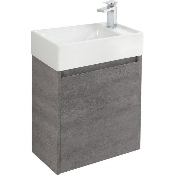 Тумба Cemento Grigio 49,4 см BELBAGNO KRAFT KRAFT MINI-500/260-1A-SO-CG-R