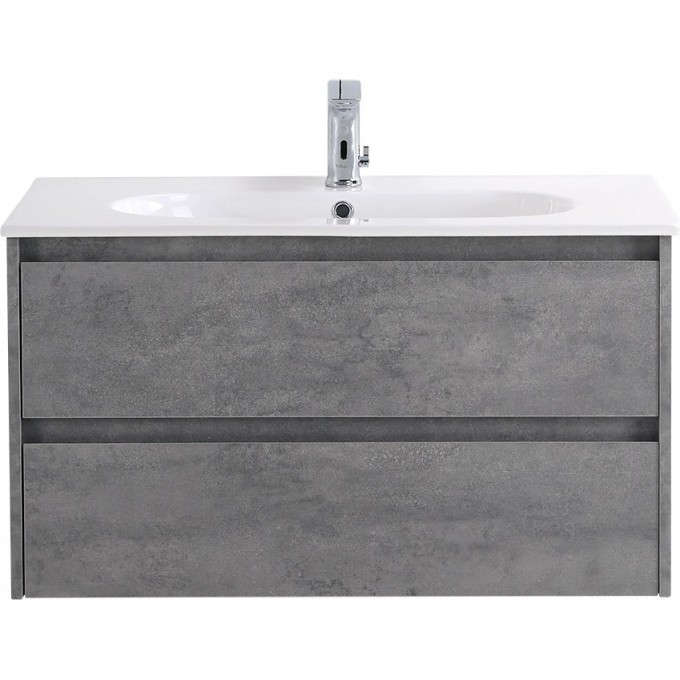 Тумба Cemento Grigio 90 см BELBAGNO KRAFT KRAFT-900-2C-SO-CG