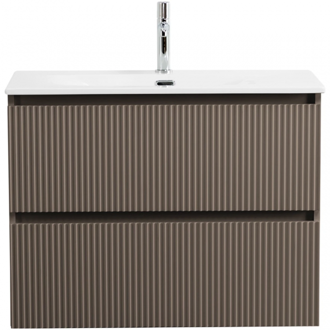 Тумба под раковину BELBAGNO UNO UNO-MINI-800-2C-SO-СO 80 см, подвесная, бежевый матовый UNO-MINI-800-2C-SO-CO