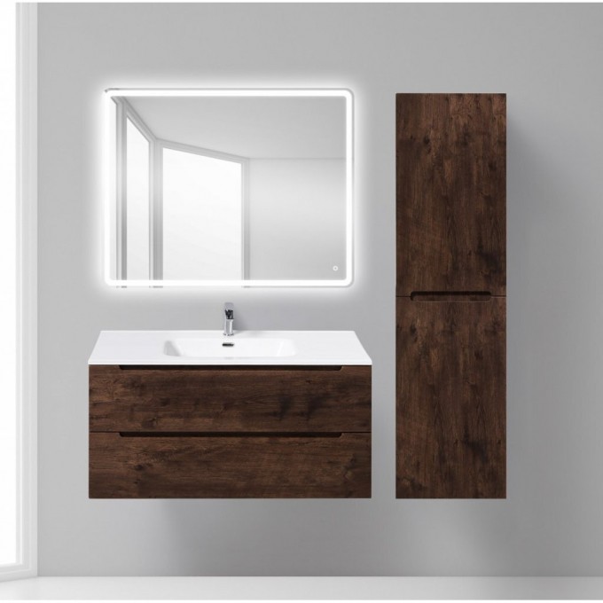 Тумба со столешницей и раковиной BELBAGNO ETNA100RW-KEPMGL-1084H301-SET