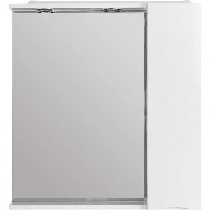 Зеркальный шкаф 60x75 см Bianco Lucido BELBAGNO MARINO MARINO-SPC-600/750-1A-BL-P-R