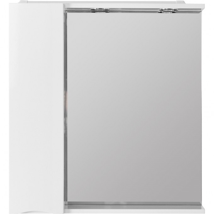 Зеркальный шкаф 70x75 см Bianco Lucido BELBAGNO MARINO MARINO-SPC-700/750-1A-BL-P-L