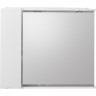 Зеркальный шкаф 80x75 см Bianco Lucido BELBAGNO MARINO MARINO-SPC-800/750-1A-BL-P-L