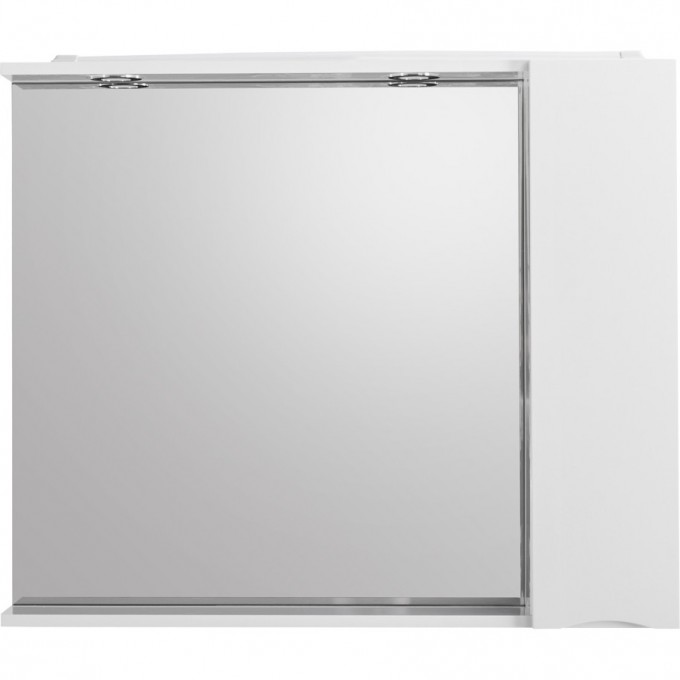 Зеркальный шкаф 90x75 см Bianco Lucido BELBAGNO MARINO MARINO-SPC-900/750-1A-BL-P-R