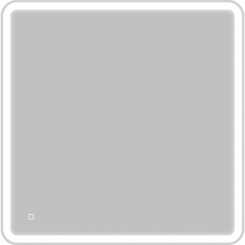 Зеркало с встроенным светильником BELBAGNO SPC-MAR-800-800-LED-TCH-LNZ сенсорным выключателем и линзой